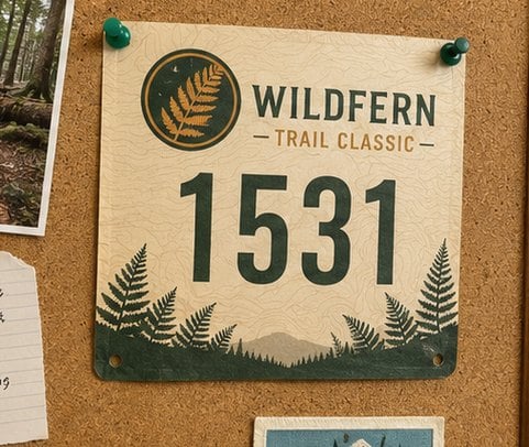 Custom race bibs for small business