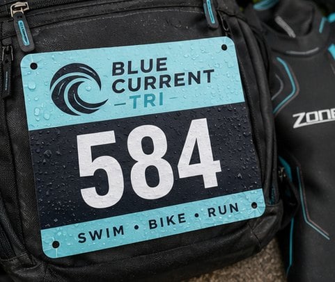 Customized race bibs for triathlons and obstacle races