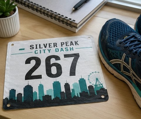 Wholesale custom race bibs